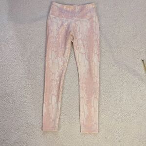 Calia pink snakeskin athletic leggings medium